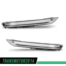 Fit For 2015-18 Porsche Cayenne 958 Pair LED DRL Fog Light Daytime Running Lamp