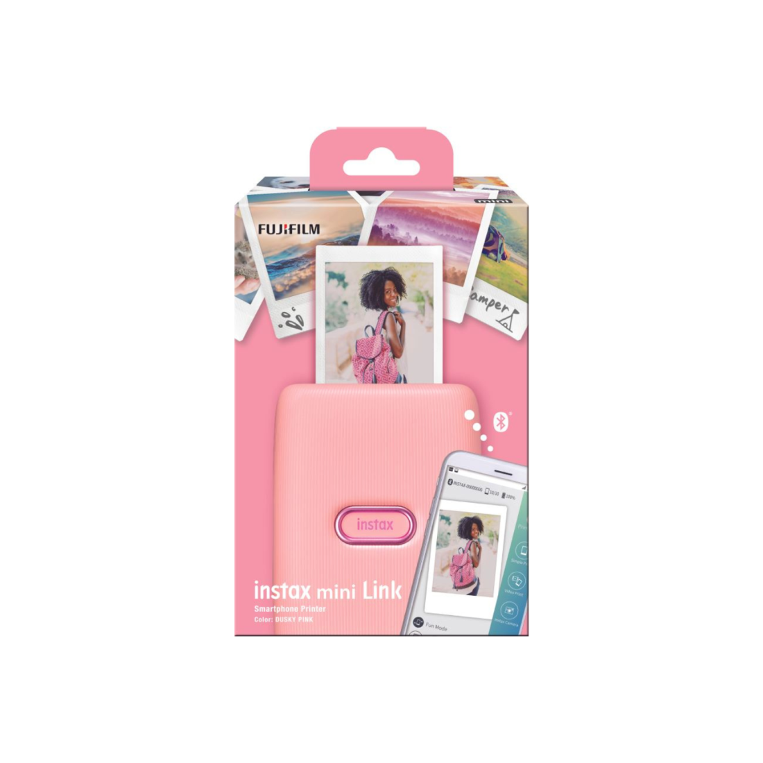 Fujifilm Instax Mini Link Smartphone Printer Dusky Pink