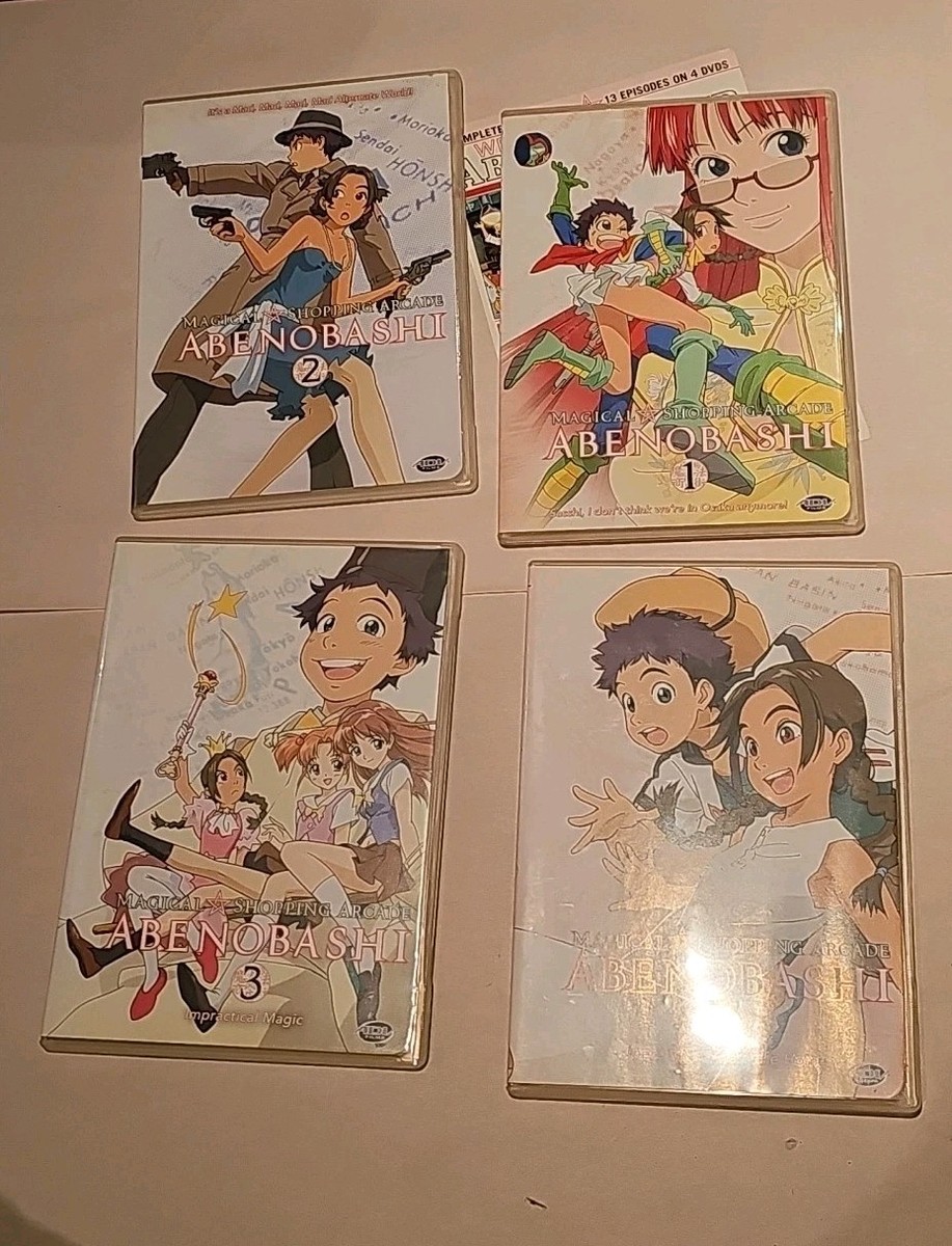 MAGIC SHOP 4枚セット DVD Magical Shopping Arcade Abenobashi (4-Disc DVD Set) Vol 1-4 free