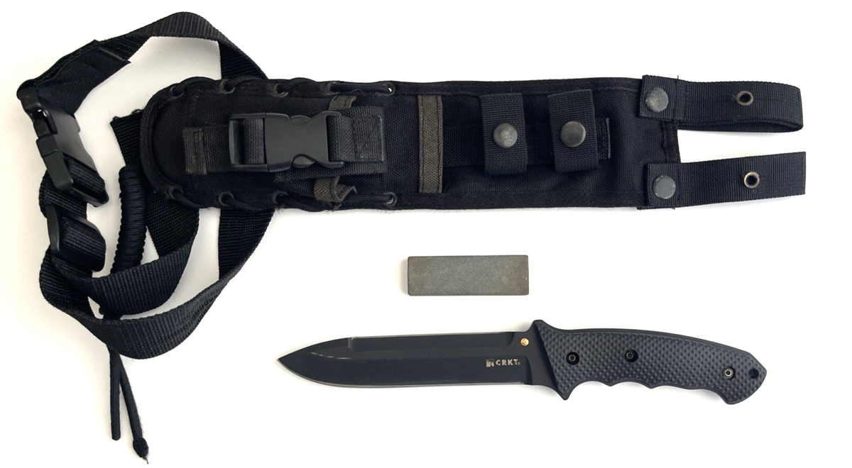 CRKT 2060 Elishewitz F.T.W.S. Fixed Blade Knife SK5 Carbon Steel