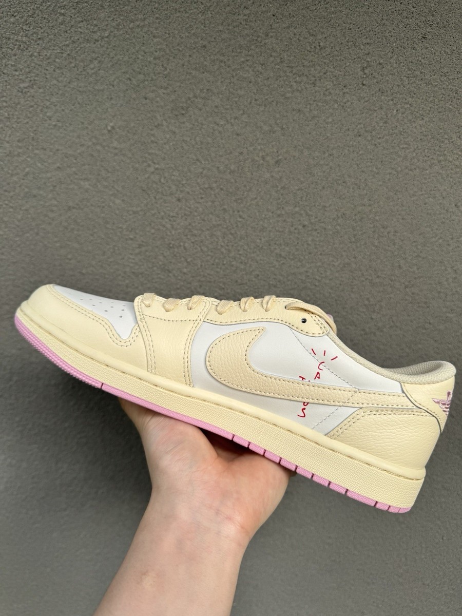 Jordan 1 Retro Low OG SP Travis Scott Shy Pink IQ7604-100 | SIZES