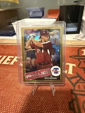 2020 Topps Chrome Ben Baller Rhys Hoskins 1985 Refractor GOLD #36/50