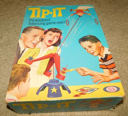 Vintage IDEAL 1965  Tip It Game