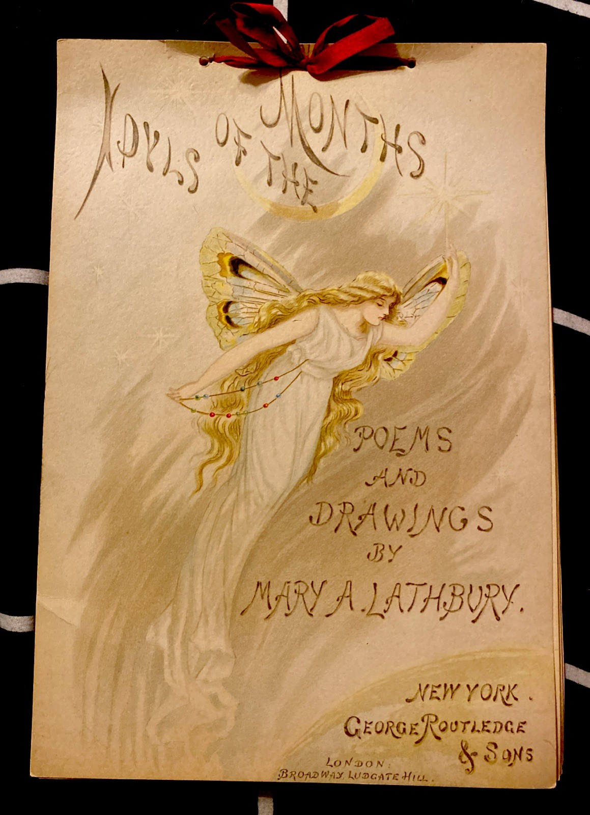 1885 Idyls Of The Month Poems And Drawing By Mary A. Lathbury
