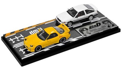 1/64 Initial D setVol.16 Wataru Akiyama Levin Turbo & Keisuke Takahashi RX-7