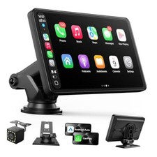 Carplay Screen for Car, 7" Wireless Apple Carplay Android Auto Car play