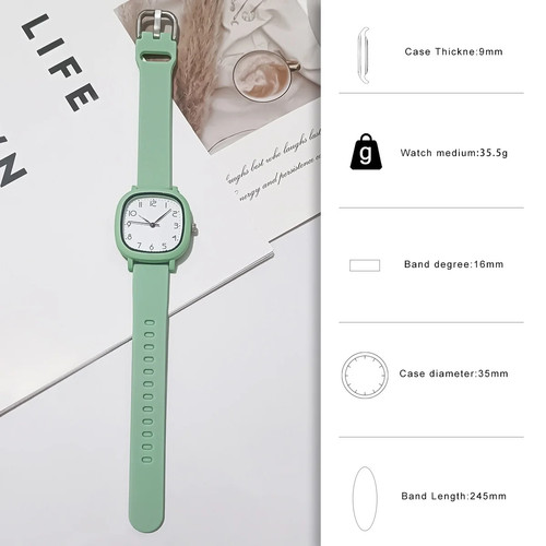 Orologio al quarzo donna orso marca moda 2025 donna casual silicone gelatina orologi - Foto 2 di 34