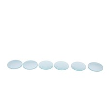 6Pcs Durable Optical Glass Lens Set Clear Convex Concave for Science Education
