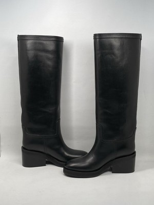 Jimmy Choo Yasmin 70 Block Heel Leather Boots size 36 Retail $1650