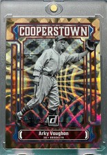 ARKY VAUGHAN VINTAGE LEGEND COOPERSTOWN GOLD MOSAIC HOLO SP Non Auto – BROOKLYN