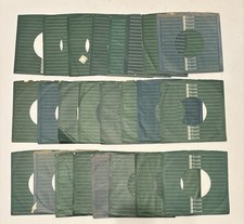 Huge Lot Of 24 Green ABC Records 45 RPM Record Sleeves - Company Sleeves