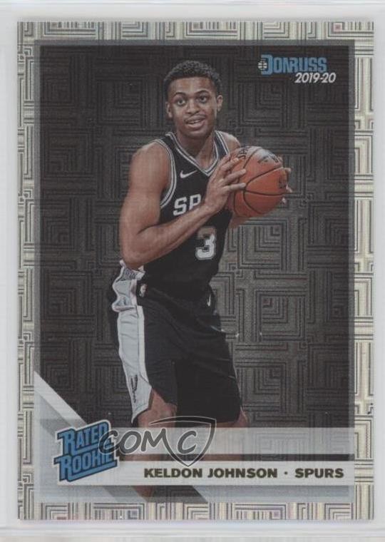 2019-20 Panini Donruss Rated Rookie Infinite Keldon Johnson #227 5yi