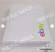 Padded Mailer 10 PACK Bubble Bag 6.5” x 9.25” eBay Branded Color Logo Sealable