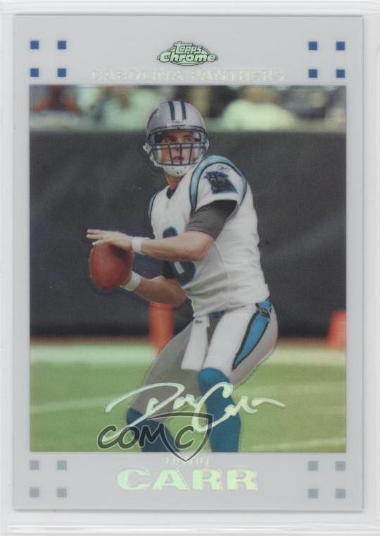 2007 Topps Chrome White Refractor 624/869 David Carr #TC59 0j0