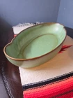 Frankoma Pottery Prairie Green Freeform Bowl
