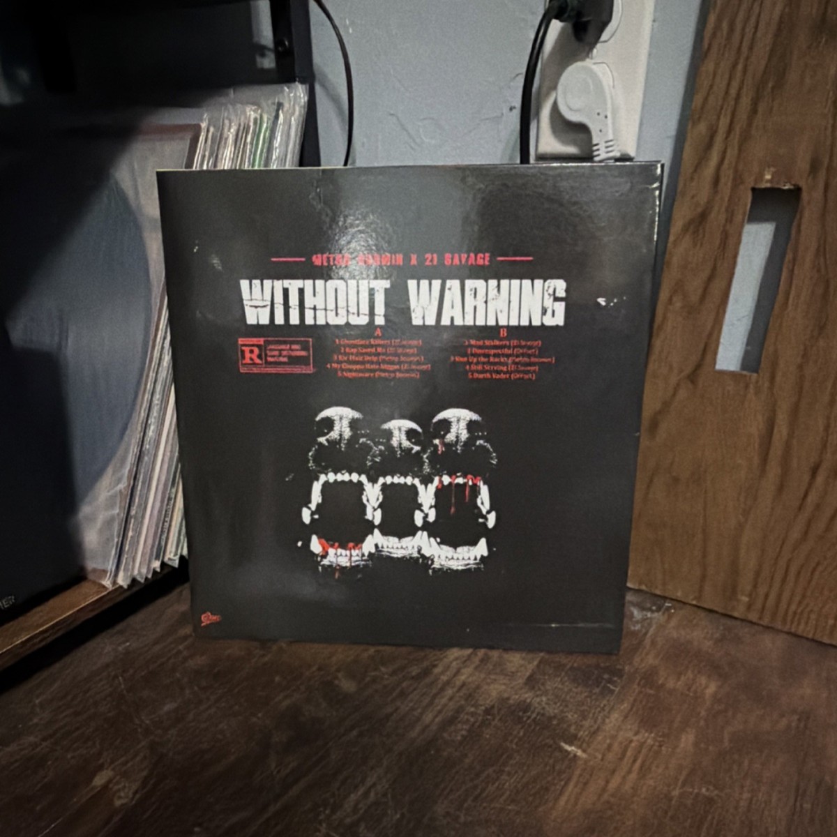 21 Savage Offset Metro Boomin Without Warning Orange Colored Vinyl