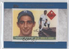 2013 Topps Manufactured Rookie Card Patch Sandy Koufax #RCP-4 Patch HOF 0f4. rookie card picture