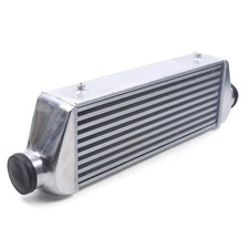 Universal Intercooler 3 Inout One Side Turbo Front Mount 27x7x4 Aluminum