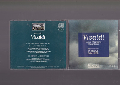 CD - VIVALDI - GLORIA - AGNIFICAT -STABAT MATER - EDITIONS ATLAS