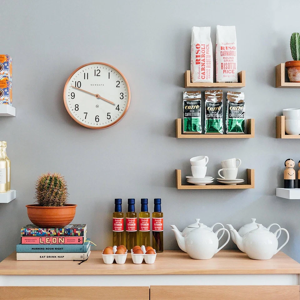 ® Master Edwards Wall Clock | Mid Century Style Clock | 12 inch | Deep Metal ... - Image 3 of 4