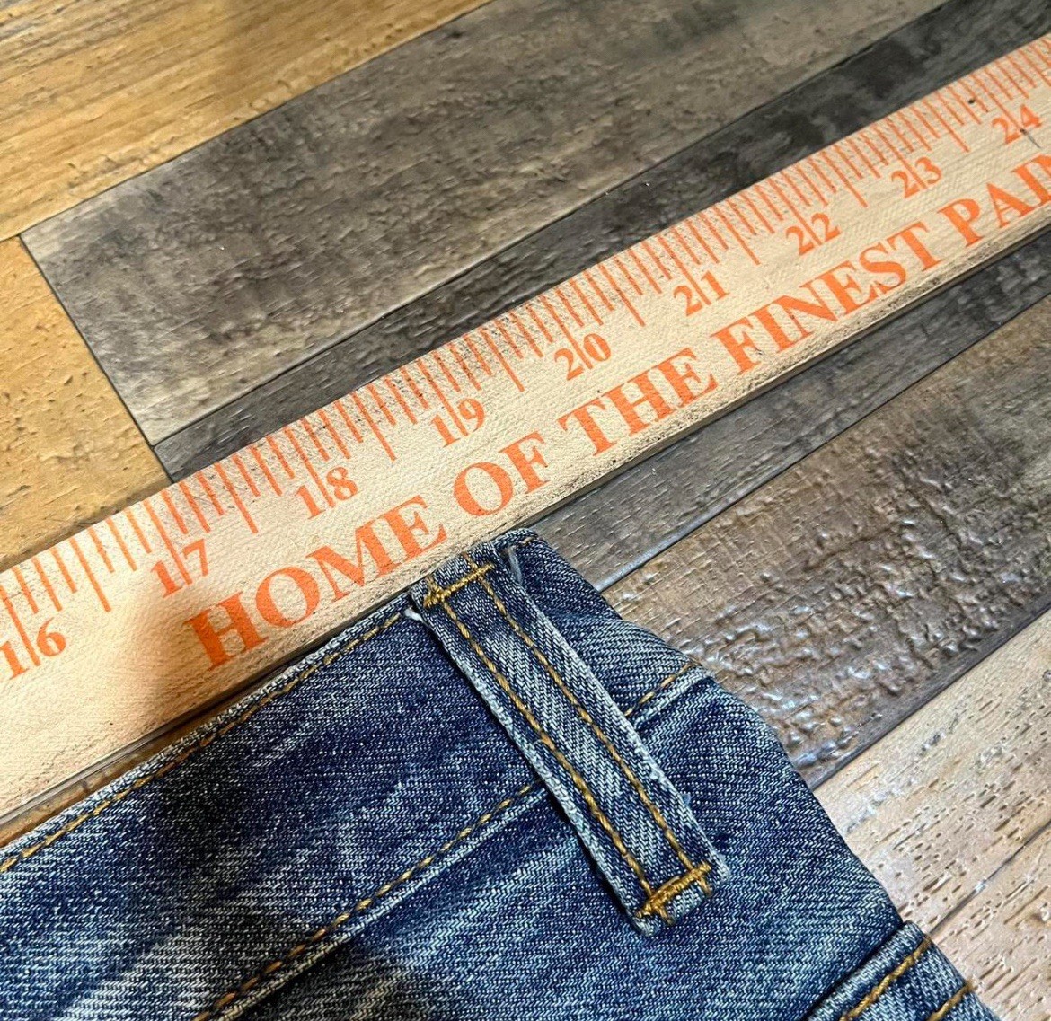 Mastermind Japan Blue Archive Patchwork Jeans A/W… - image 5