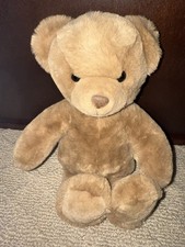 FAO Schwarz Brown Bear Plush Stuffed Animal Toy EUC
