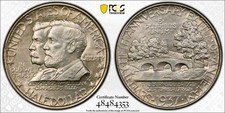 1937 ANTIETAM COMMEMORATIVE HALF DOLLAR PCGS MS 64