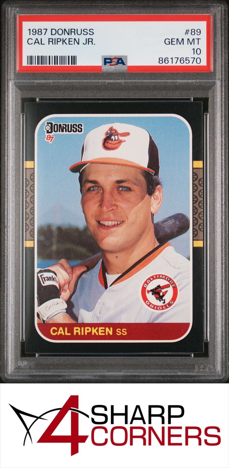 1987 DONRUSS #89 CAL RIPKEN JR. ORIOLES HOF PSA 10