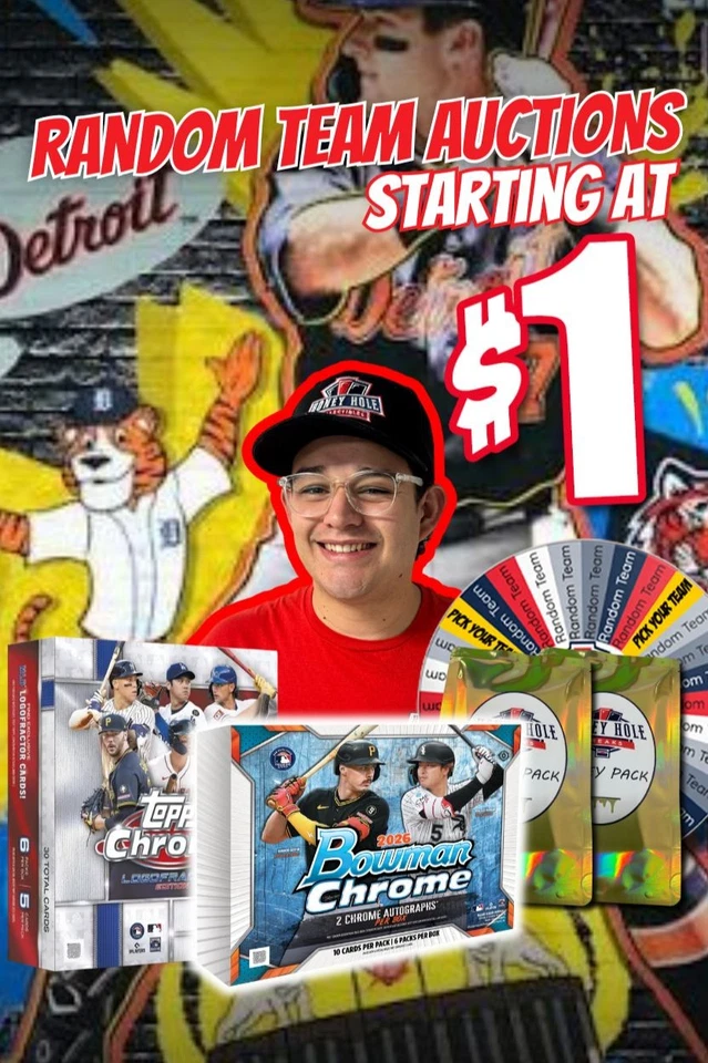 Baseball Mixers, 2026 Bowman Chrome & Honey Packs Starting at $1