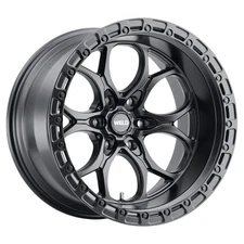 20x12 LedgeSix 6x135  ET-44 BS4.75 Satin BLK / BLK Ring 87.1