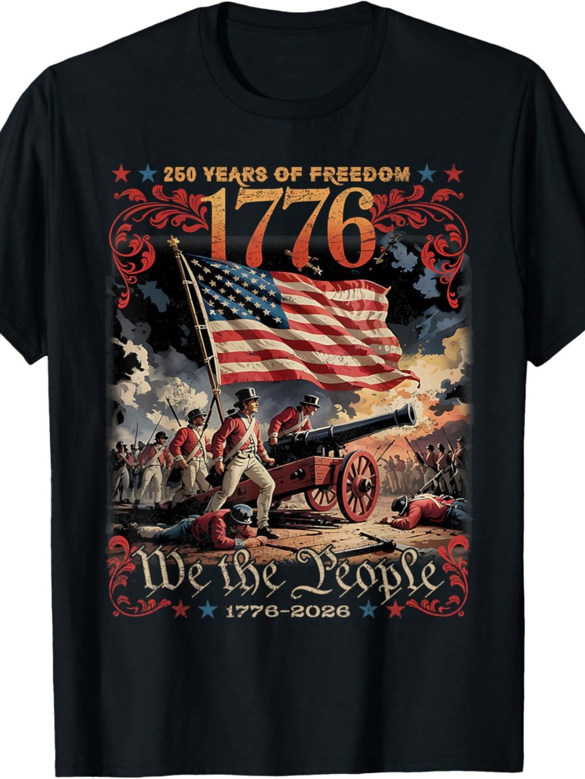 USA 250th Anniversary T-Shirt | 1776-2026 We The People Patriotic Tee