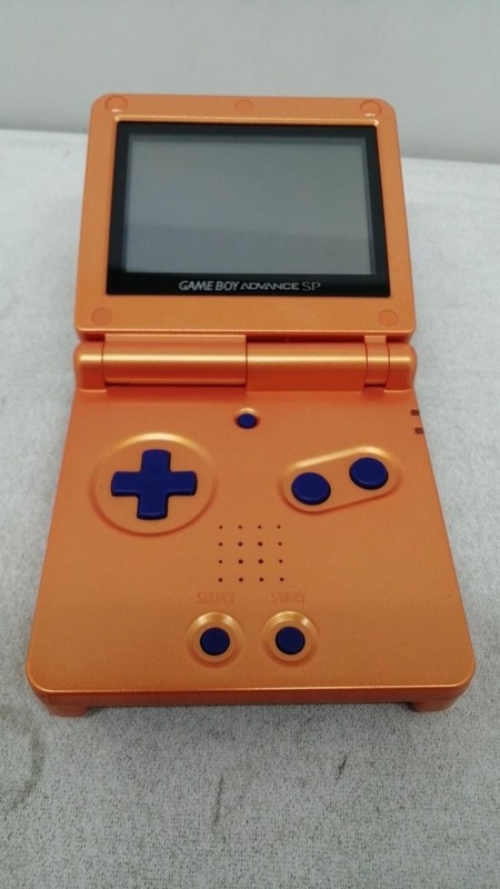 Nintendo Game Boy Advance SP Naruto Orange Limited Edition AGS-001 A2308