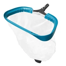 17.5" Heavy Duty Ultra Fine Mesh Pool Pollen & Sand Skimmer Rake, Aluminum Fr...