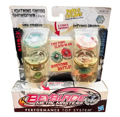 Beyblade Metal Masters: Metal Wing Smash 2-Pack Ray Striker + Inferno Gasher