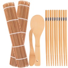Sushi Maker Kit Bamboo Sushi Kit Beginner for Home DIY Sushi Making Kit