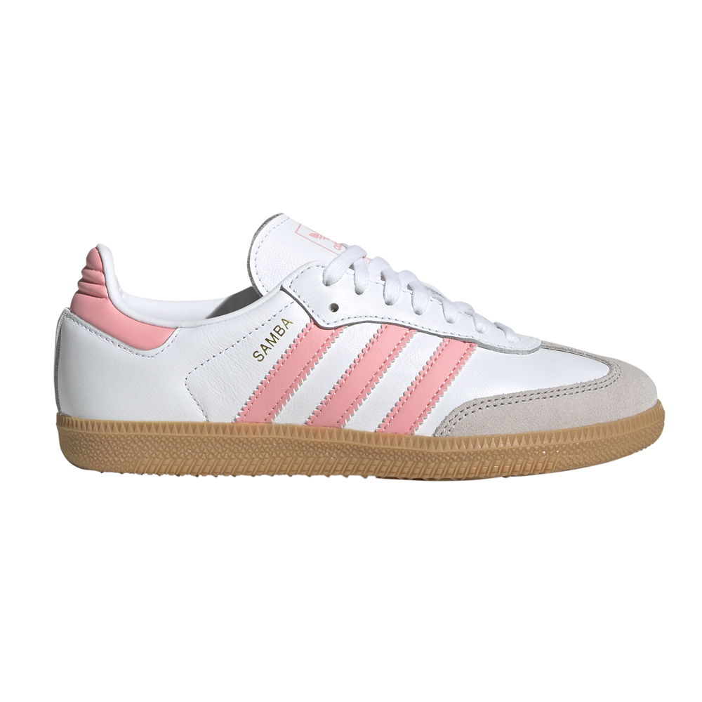 adidas Samba Og Youth Girls White Sneakers Casual Shoes JP5480