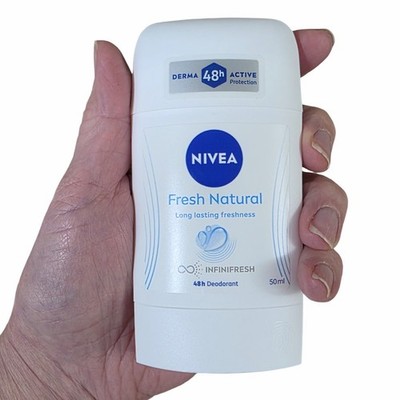 Nivea Women Fresh Natural STICK DEODORANT No aluminium 50ml- Made in Germany