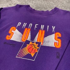 Vintage Phoenix Suns Sweatshirt Men 2XL Purple NBA Basketball Champion 90s Rare