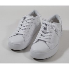 Taos Sneakers Womens 8 White Plim Soul Lux PLX-13994A Leather Low Top Shoes