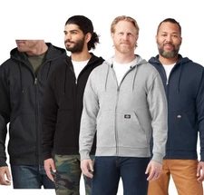 Dickies Mens Midweight Fleece Zip Hoodie - TW291 - New - Pick Color & Size