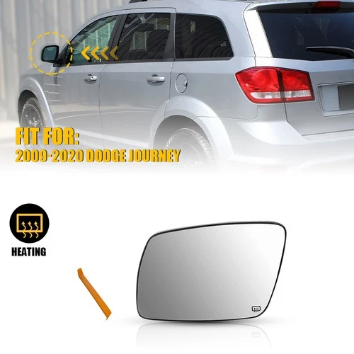 NEW Heated Mirror Glass Left Driver Side for 2009-2020 Dodge Journey 68045693AA