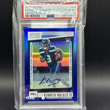 2022 Score #329 Kenneth Walker III Artist’s Proof Auto RC #’d /35 Pop 1 PSA 10