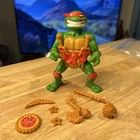 TMNT Storage Shell Raphael 1990 Playmates 100% COMPLETE Vintage Action Figure