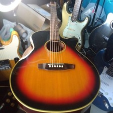 Takamine Cooder TCP 380 Sunburst Acoustic Guitar With Pickup And Soft Case