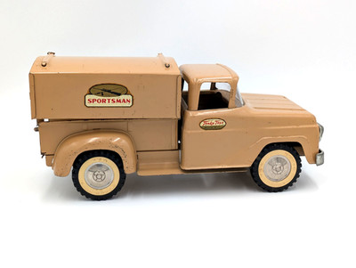 Vintage Tonka Sportsman No. 05 Stepside Truck & Topper Pressed Steel ...
