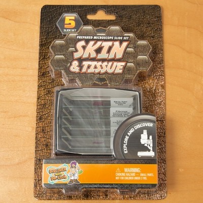 ''Skin & Tissue'' Prepared Microscope Slide Set - Discover With Dr. Cool
