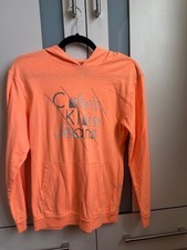 girl boy cotton top sweater Calvin Klein Jeans hoodie size 14 16 L holidays
