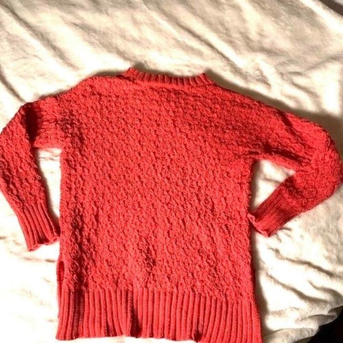 Seven 7 Chenille chunky coral sweater S NWT - Bild 8 von 8