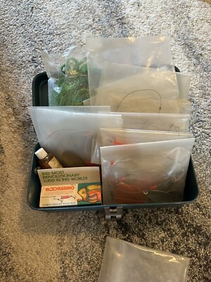 Huge vintage fishing lures bait storage lot Bait And Tackle Bundle