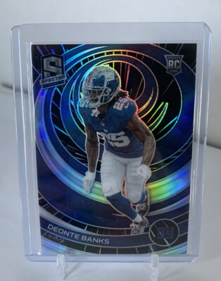 2023 Spectra   Deonte Banks   Hyper Prizm /75 No. 130 RC Rookie NY Giants